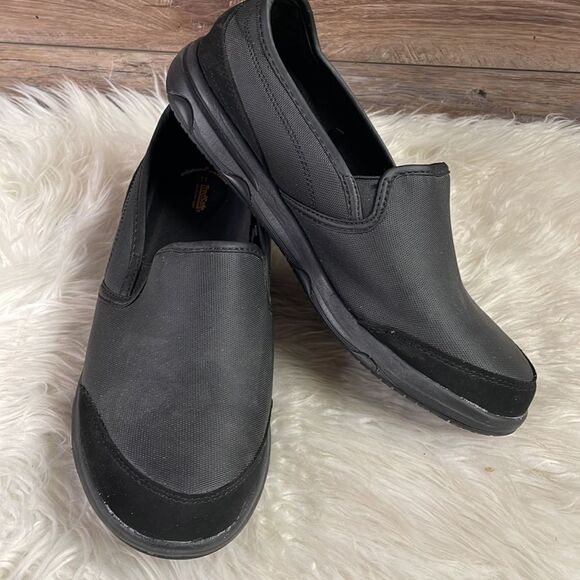 TredSafe Oil and Slip Resistant Ladies Work Shoes Black Workwear Safety Size 11 - Picture 4 of 9